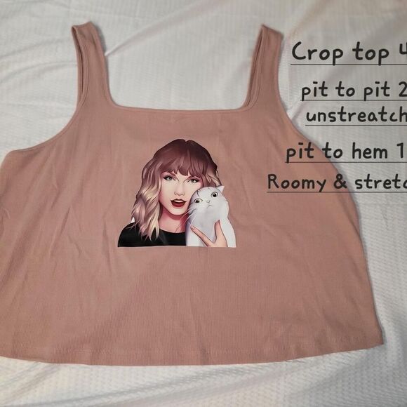 taylor swift crop top plus - Picture 1 of 3